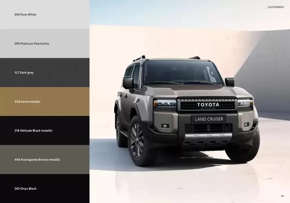 Toyota Land Cruiser von 12. Februar bis 12. Februar 2026 - Flugblätt seite 49
