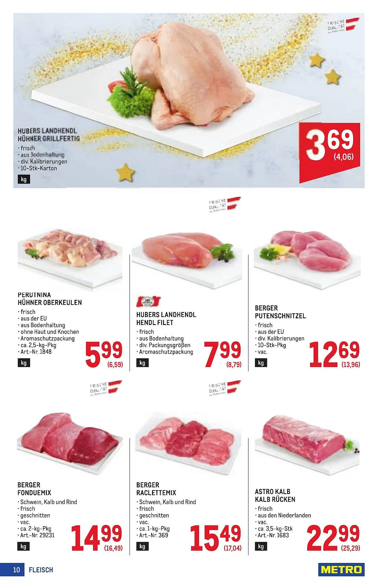 Metro Flugblatt von 11. Dezember bis 7. Jänner 2026 - Flugblätt seite  10