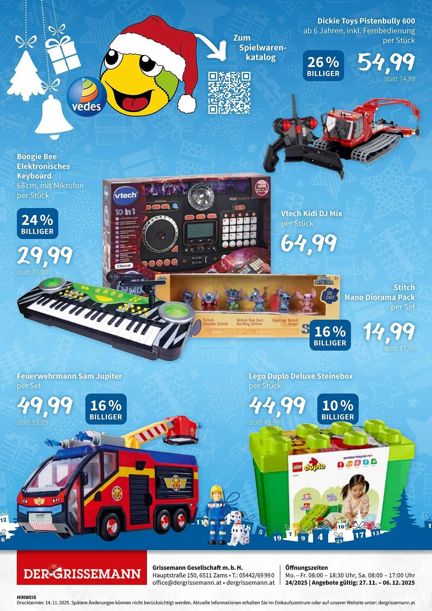 Der Grissemann Flugblatt von 27. November bis 6. Dezember 2025 - Flugblätt seite  12