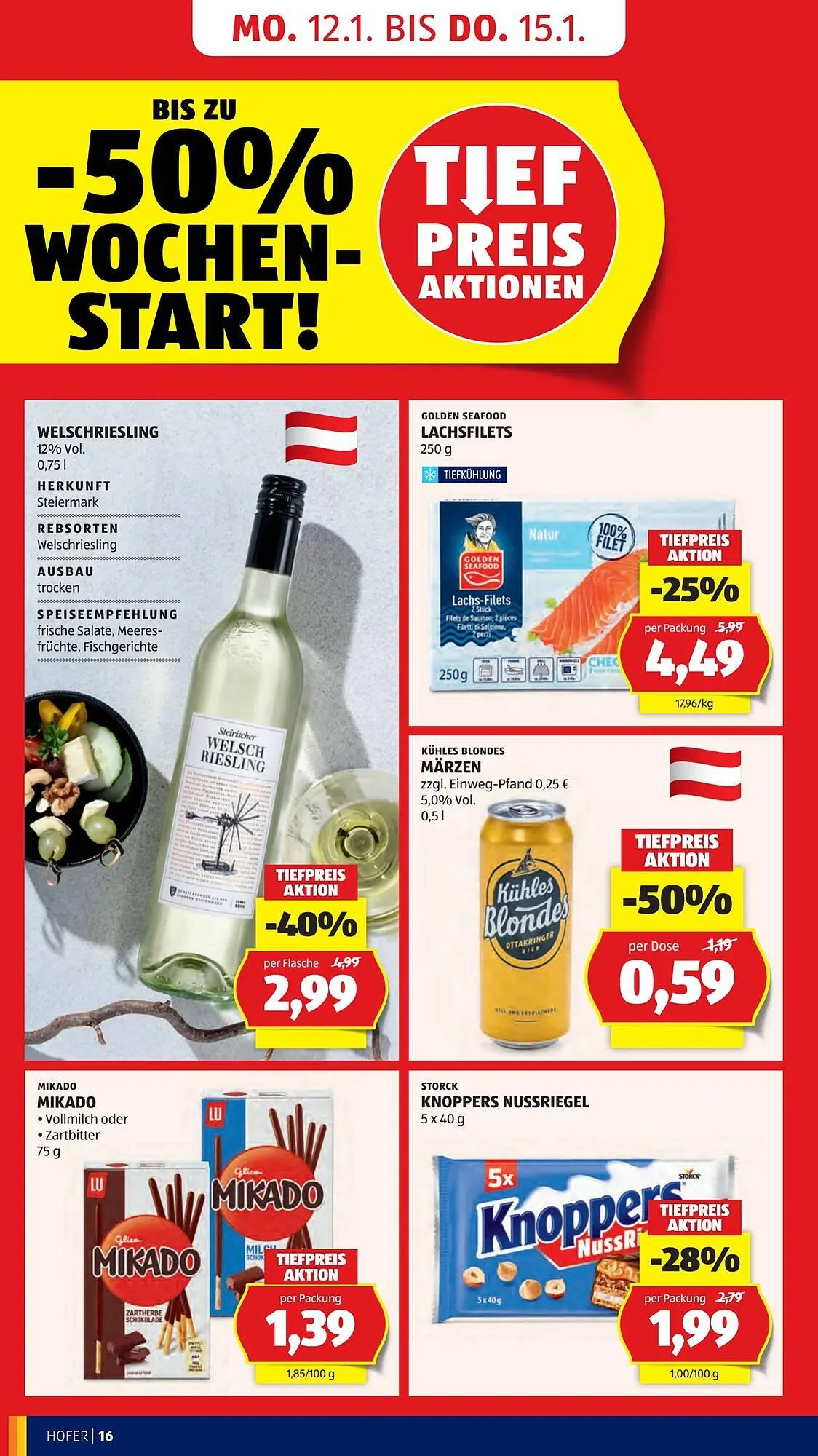 Hofer Flugblatt von 9. Jänner bis 15. Jänner 2026 - Flugblätt seite  18