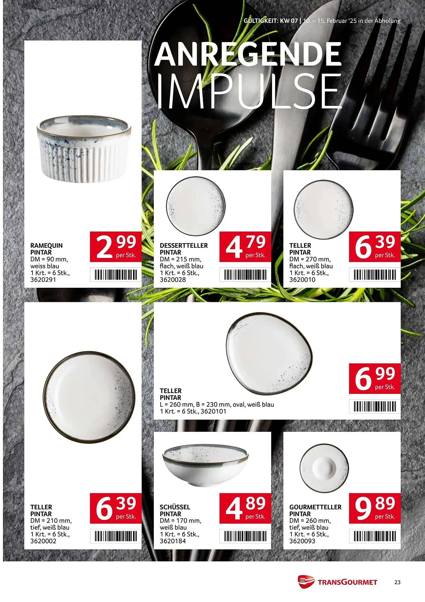 Transgourmet Flugblatt von 10. Februar bis 16. Februar 2025 - Flugblätt seite 23