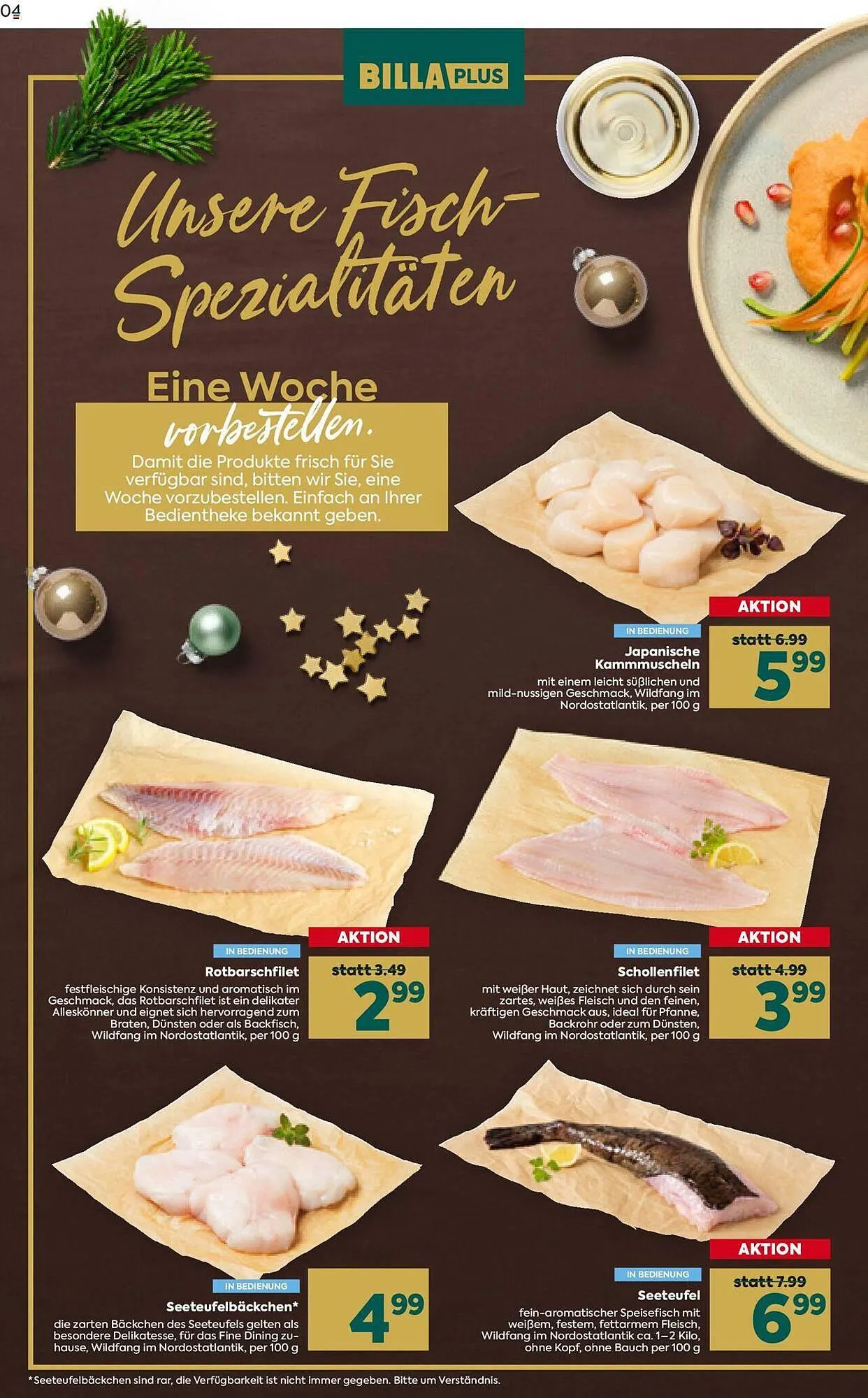 Billa Flugblatt von 30. November bis 23. Dezember 2023 - Flugblätt seite 4