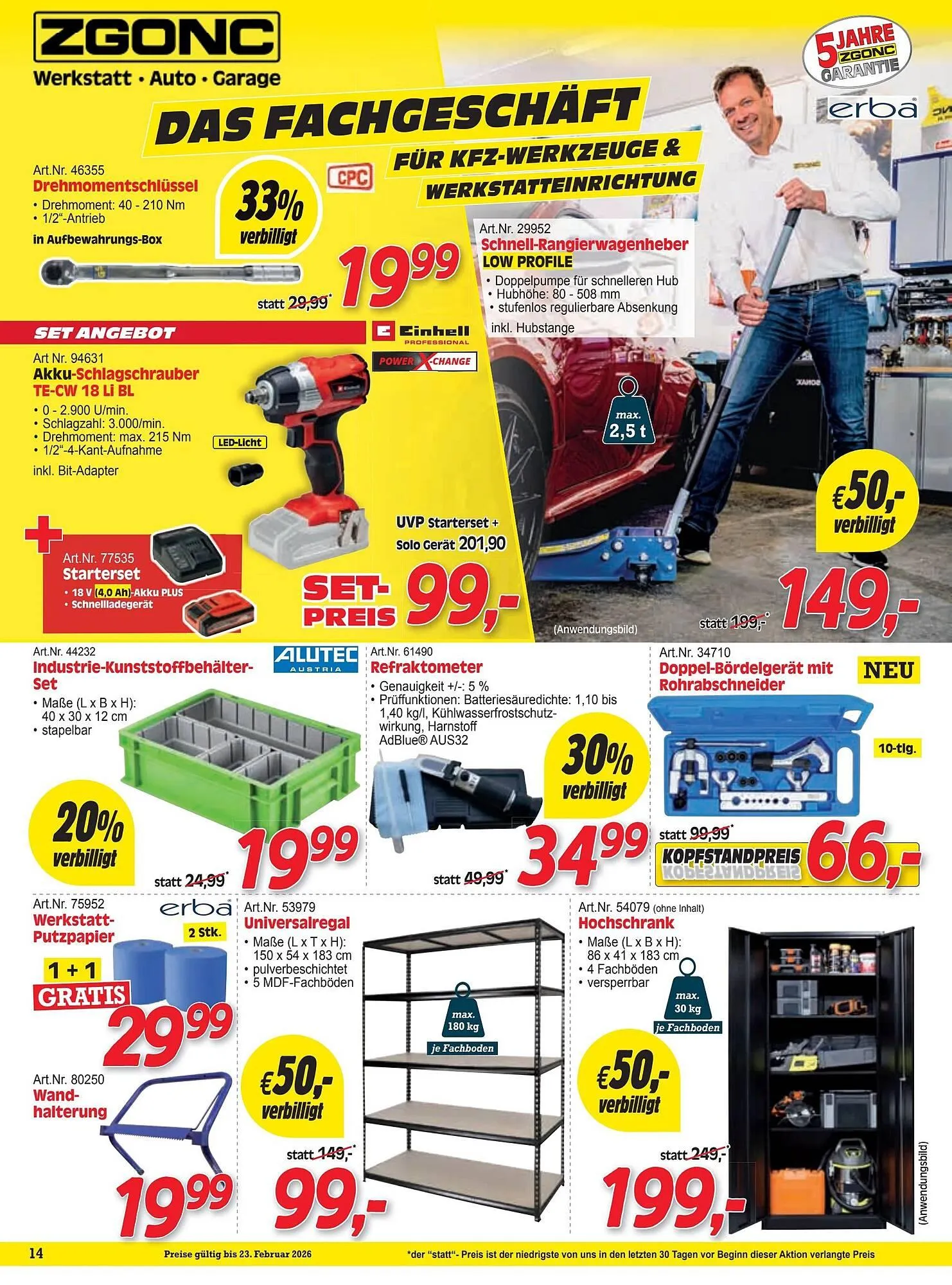 Zgonc Flugblatt von 1. Februar bis 23. Februar 2026 - Flugblätt seite  14