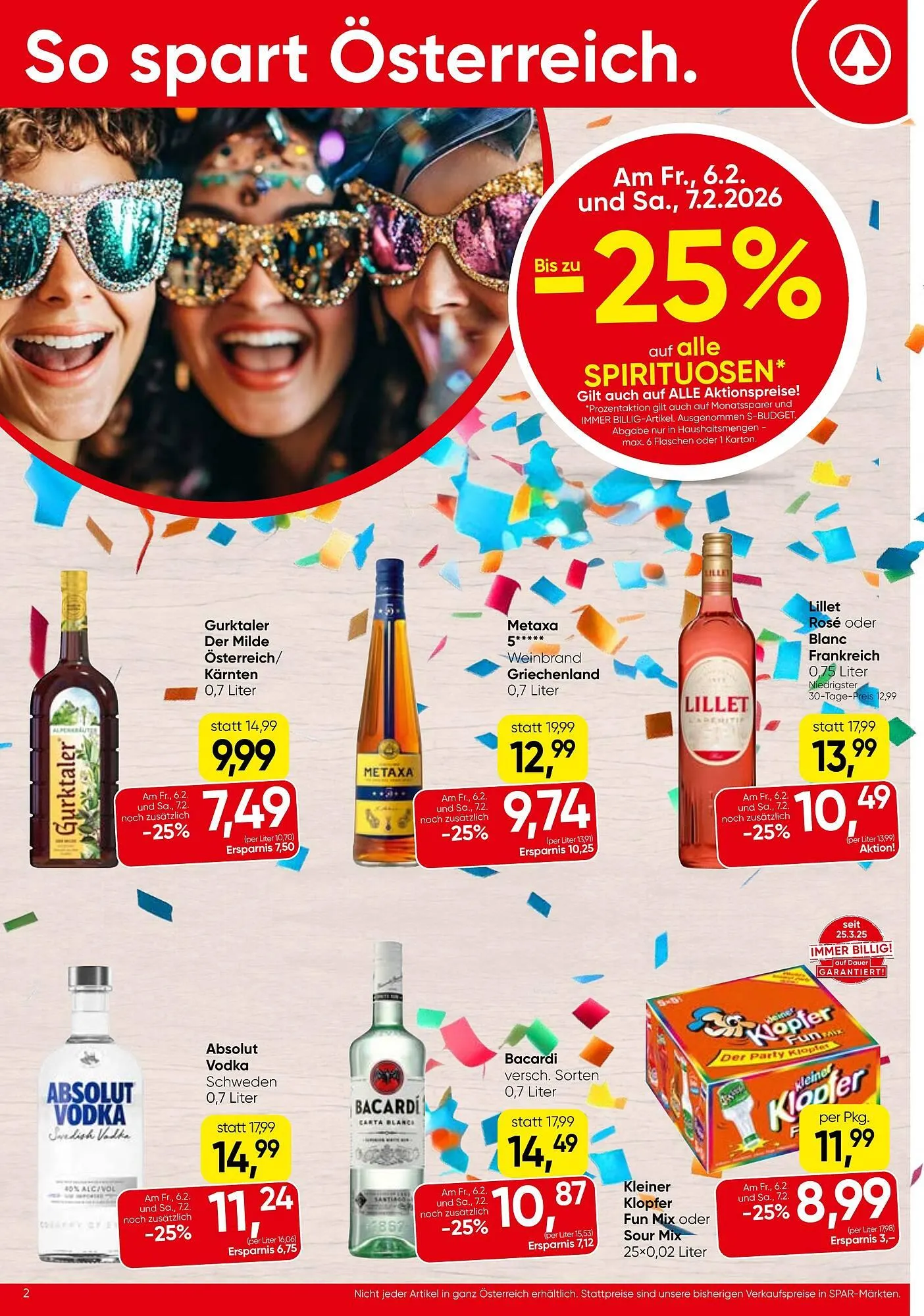 Spar Flugblatt von 5. Februar bis 11. Februar 2026 - Flugblätt seite  2