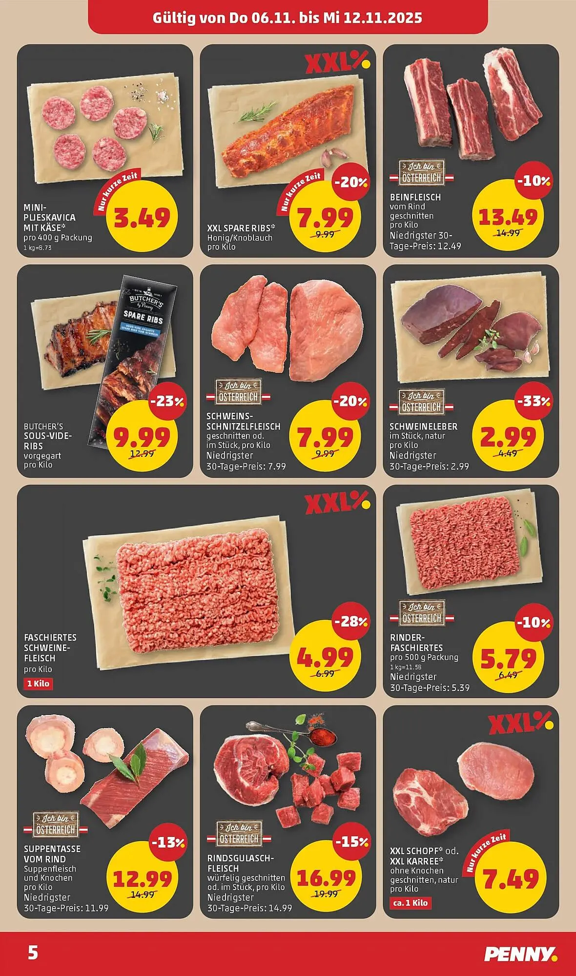 PENNY Flugblatt von 6. November bis 12. November 2025 - Flugblätt seite 5