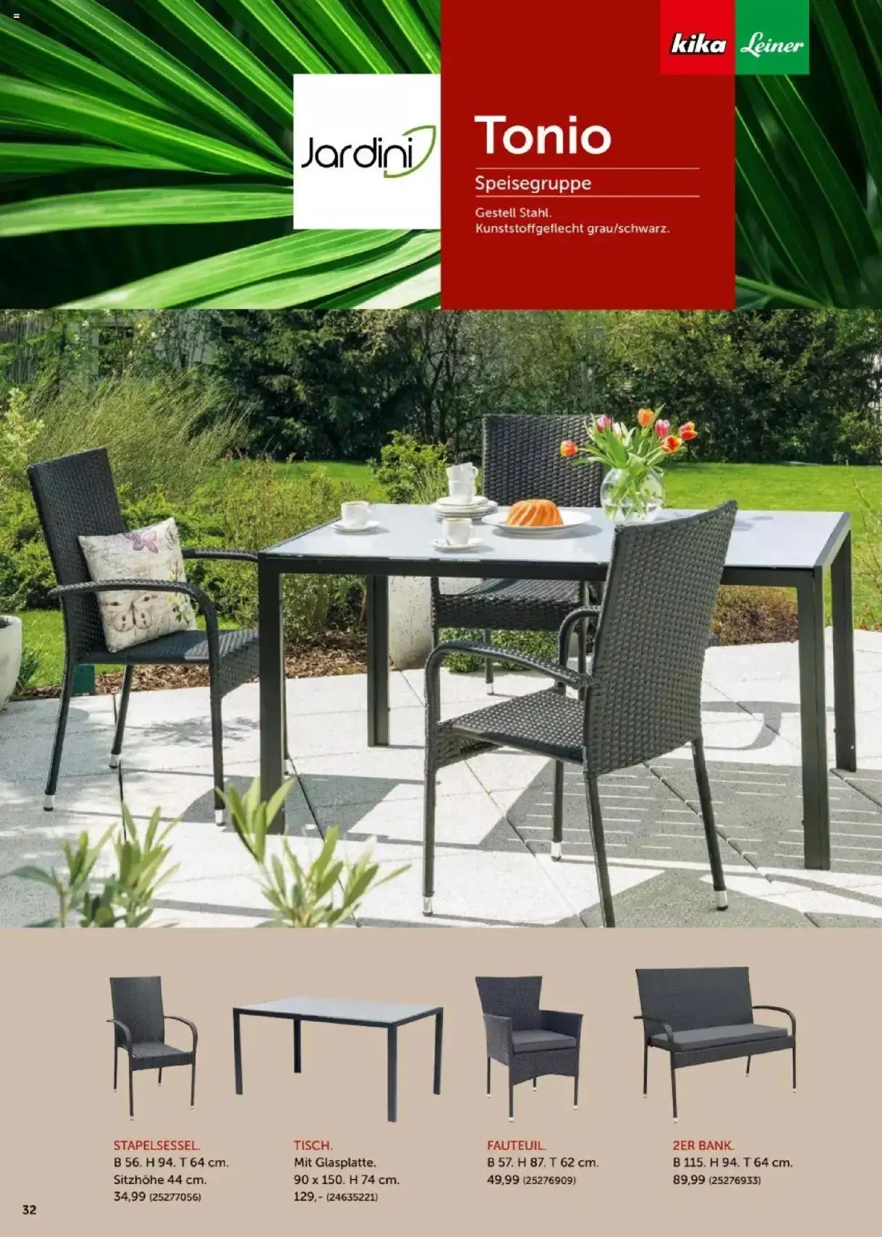 Leiner Garten Katalog 2024 von 4. März bis 30. September 2024 - Flugblätt seite  32