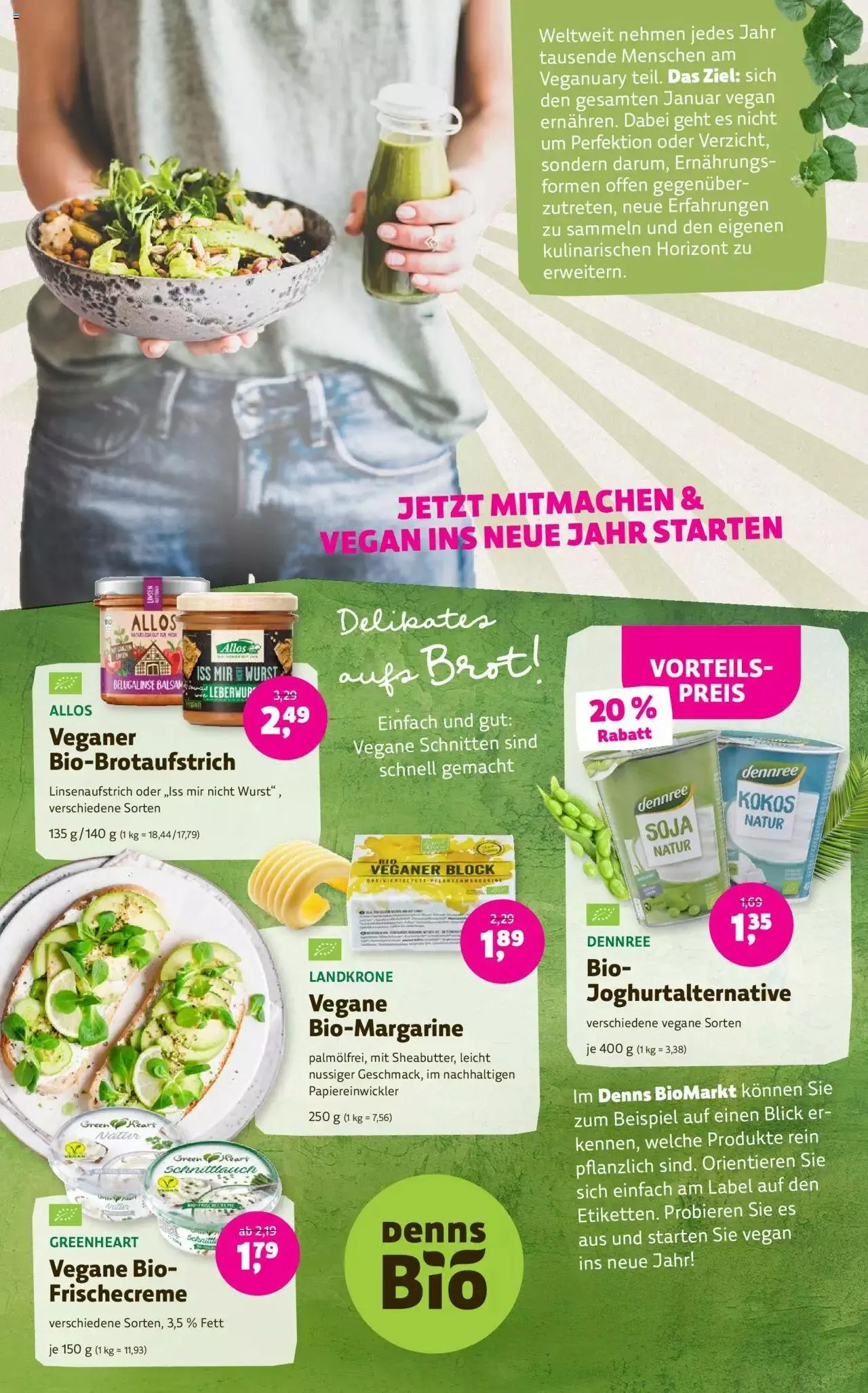 Denns BioMarkt Angebote von 3. Jänner bis 16. Jänner 2024 - Flugblätt seite