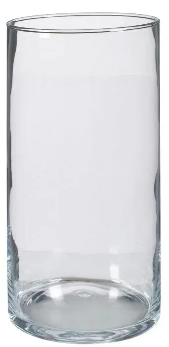 Glas-Vase Zylinder, 35 cm