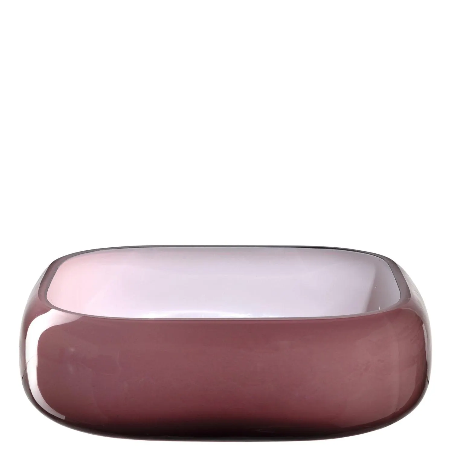 Schale MILANO dunkelrot 23x23