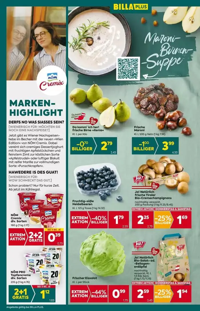 Vorschau BILLA PLUS Wien KW44 von 29. Oktober bis 12. November 2024 - Flugblätt seite 8
