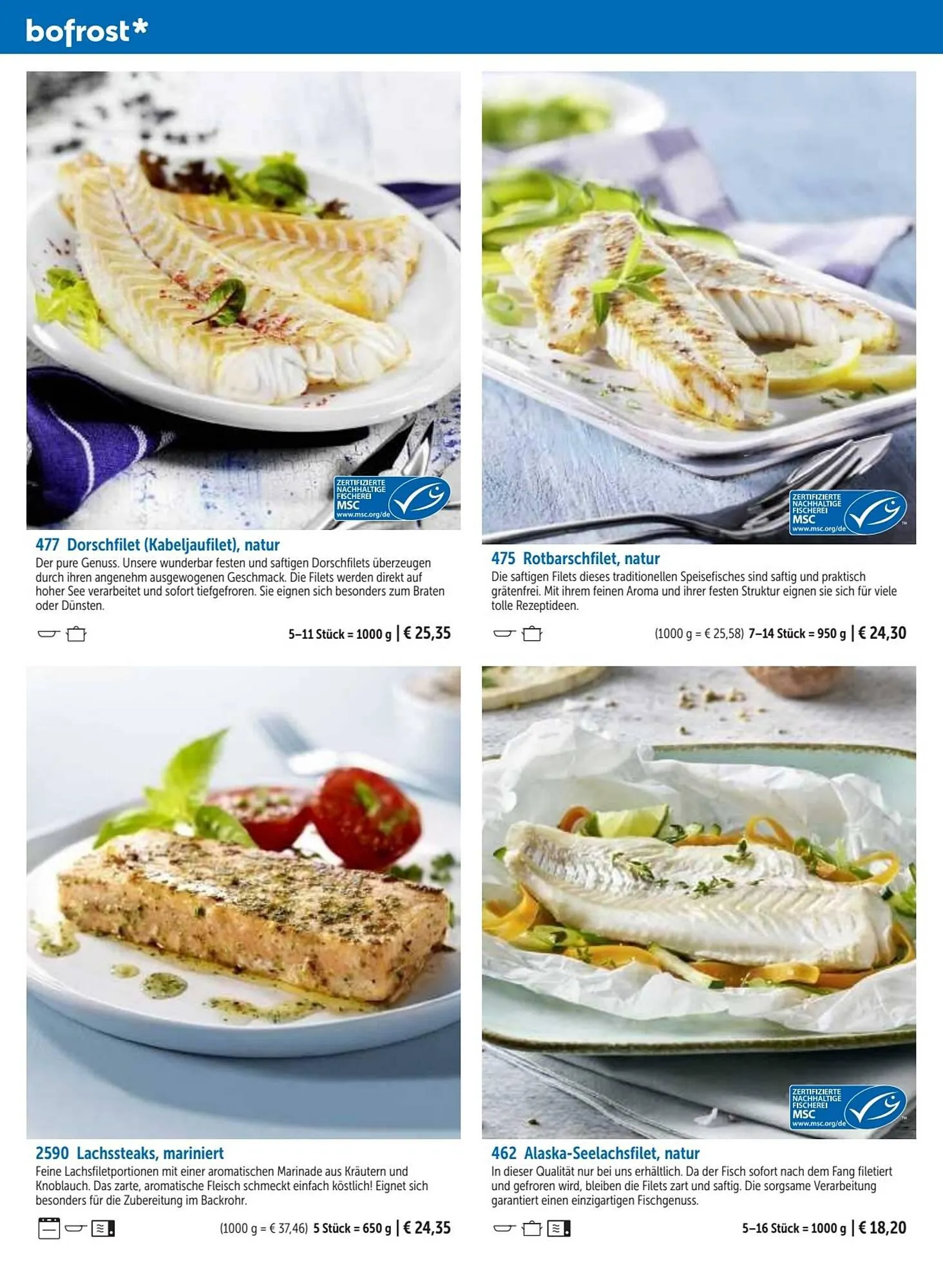 Bofrost Flugblatt von 1. März bis 31. August 2023 - Flugblätt seite  56