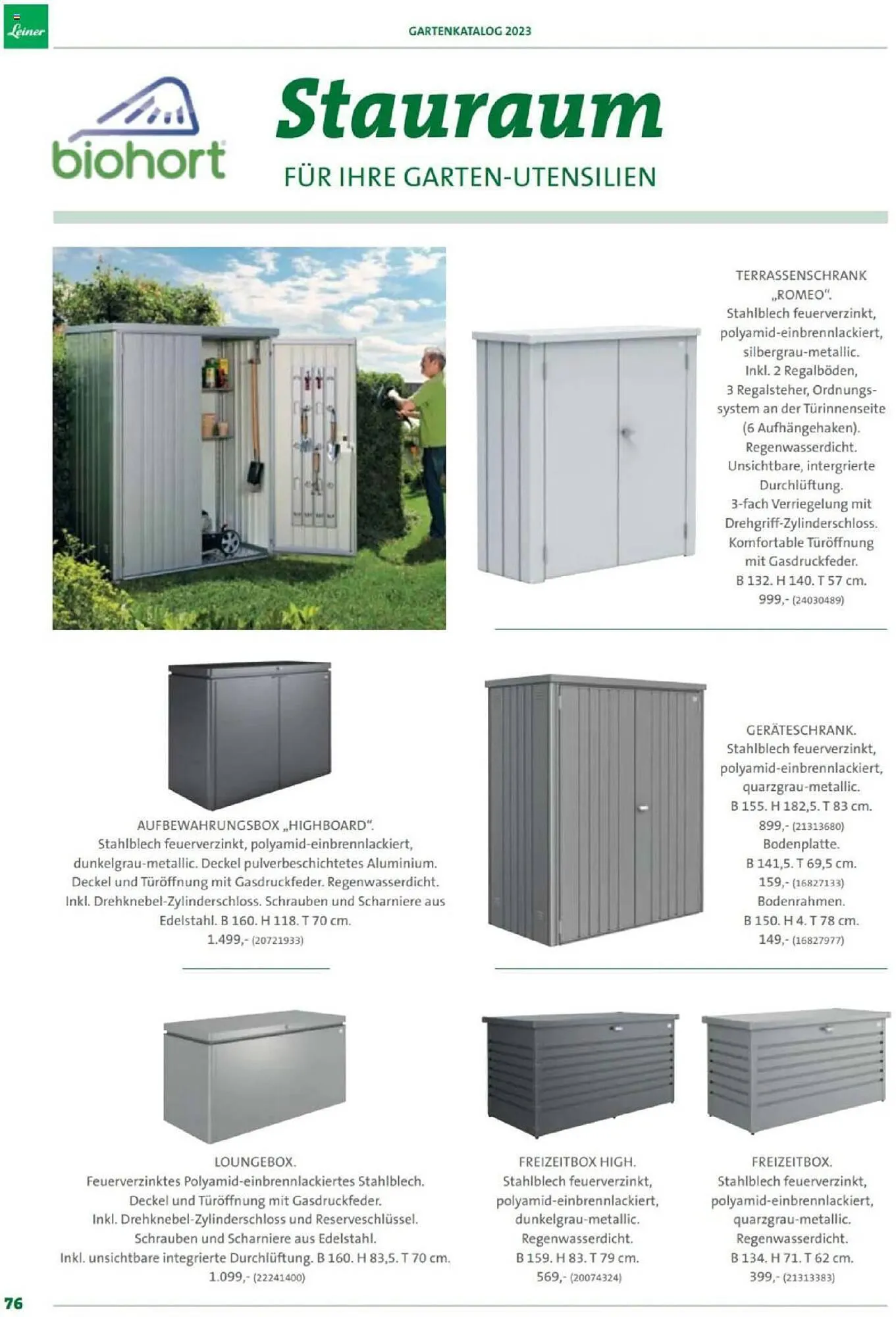 Leiner Flugblatt von 3. Februar bis 31. August 2023 - Flugblätt seite  76