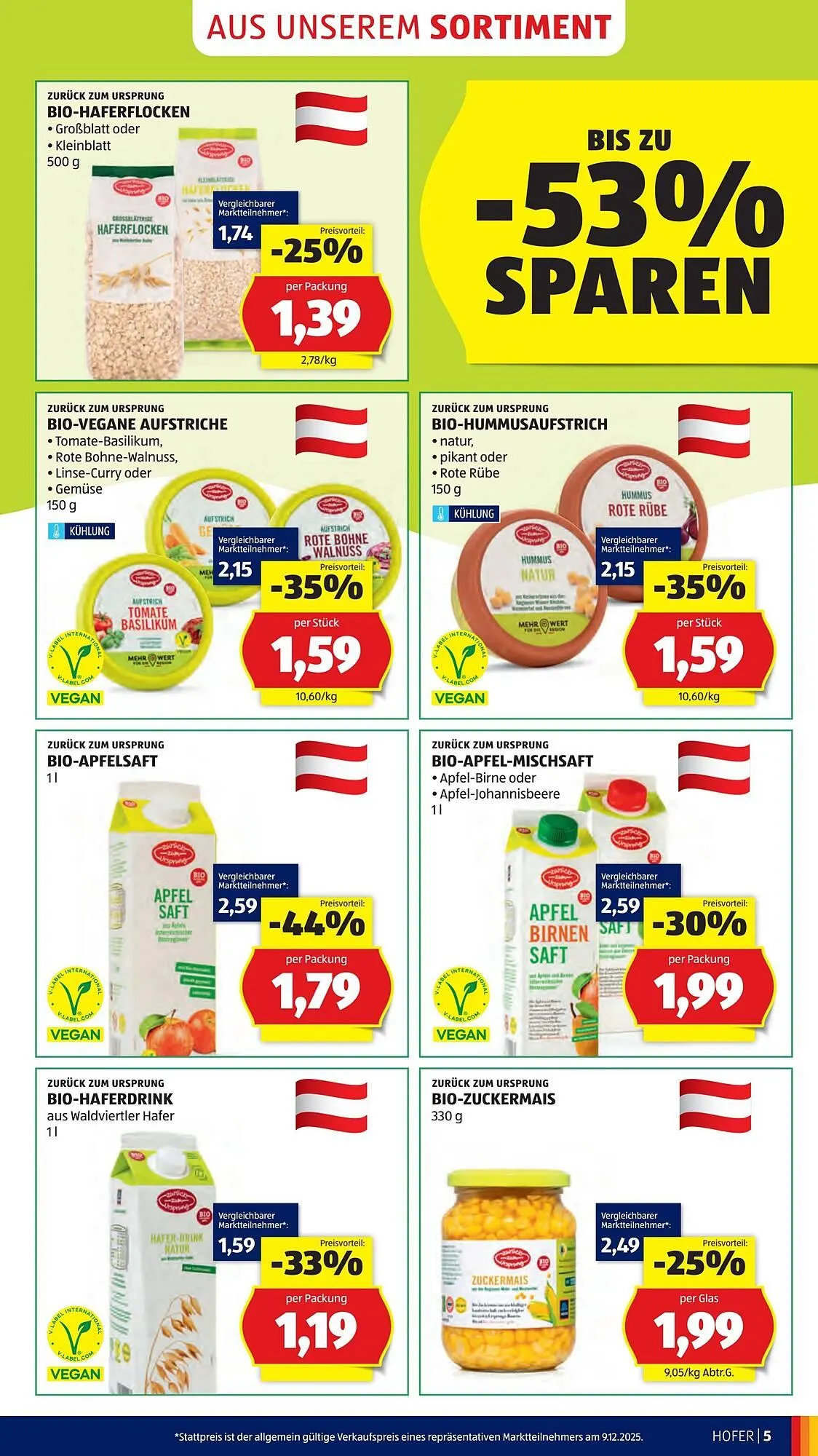 Hofer Flugblatt von 2. Jänner bis 9. Jänner 2026 - Flugblätt seite  7