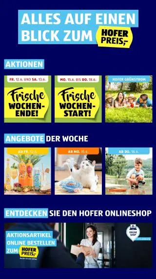 Hofer Flugblatt von 12. Juni bis 18. Juni 2026 - Flugblätt seite  2