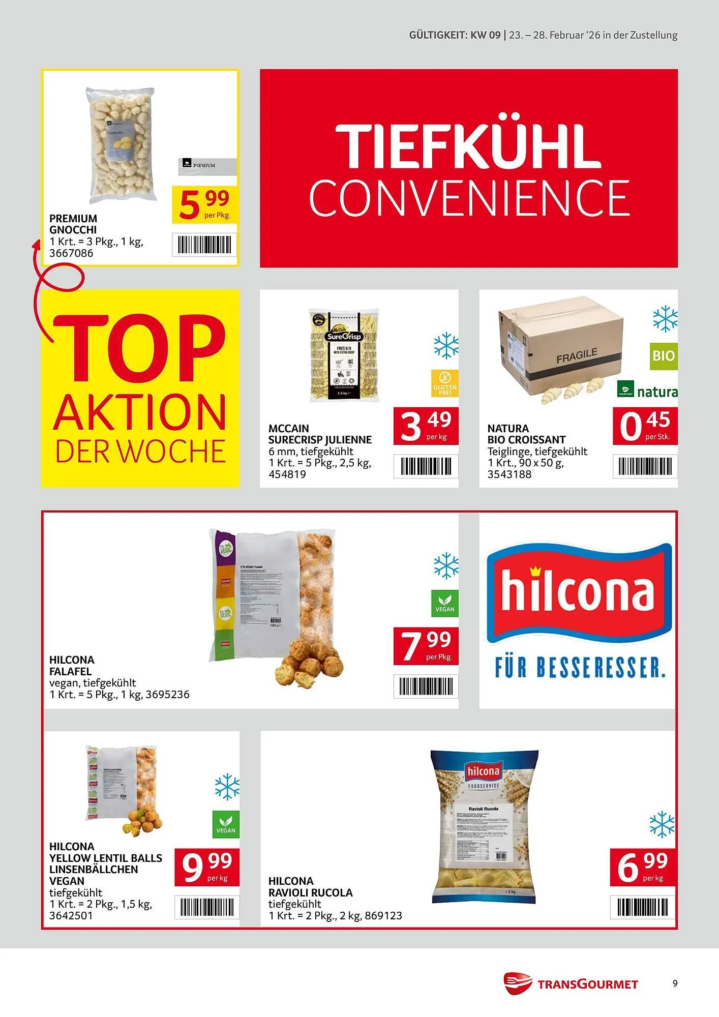 Transgourmet Flugblatt von 23. Februar bis 28. Februar 2026 - Flugblätt seite  9