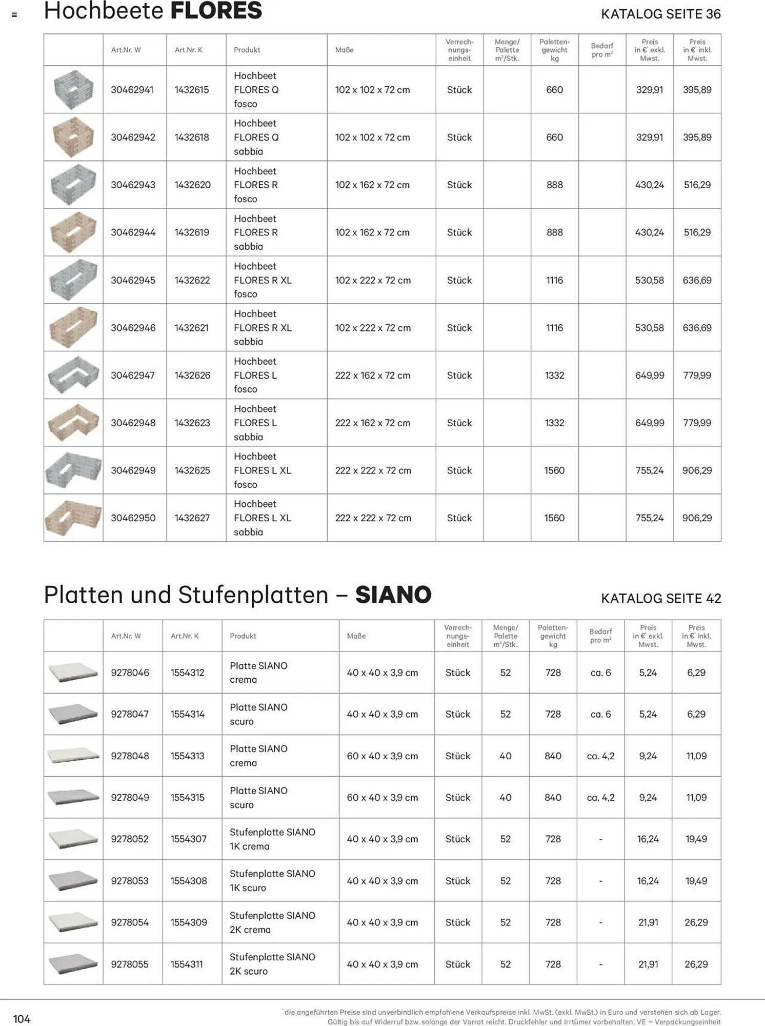 Lagerhaus Flugblatt von 2. März bis 31. Dezember 2023 - Flugblätt seite  104
