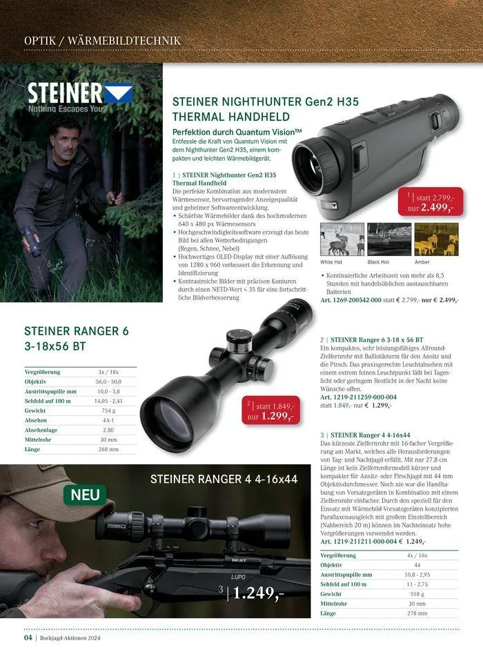 Bock Jagd Aktionen 2024 von 26. Juni bis 31. Dezember 2024 - Flugblätt seite 4