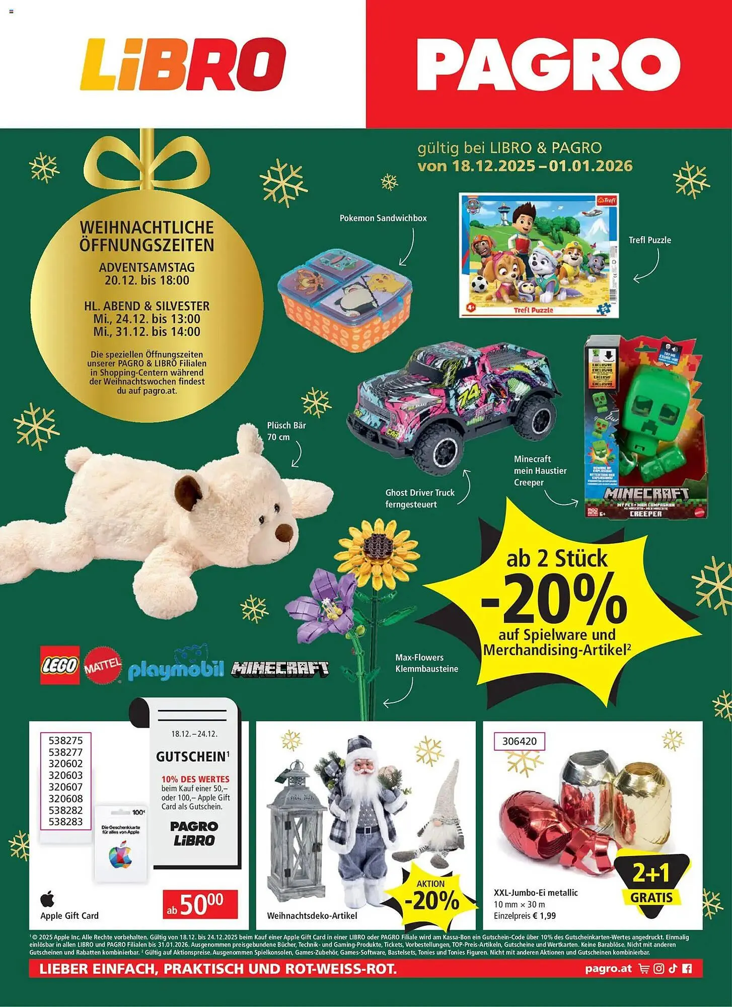 Libro Flugblatt von 18. Dezember bis 1. Jänner 2026 - Flugblätt seite  1