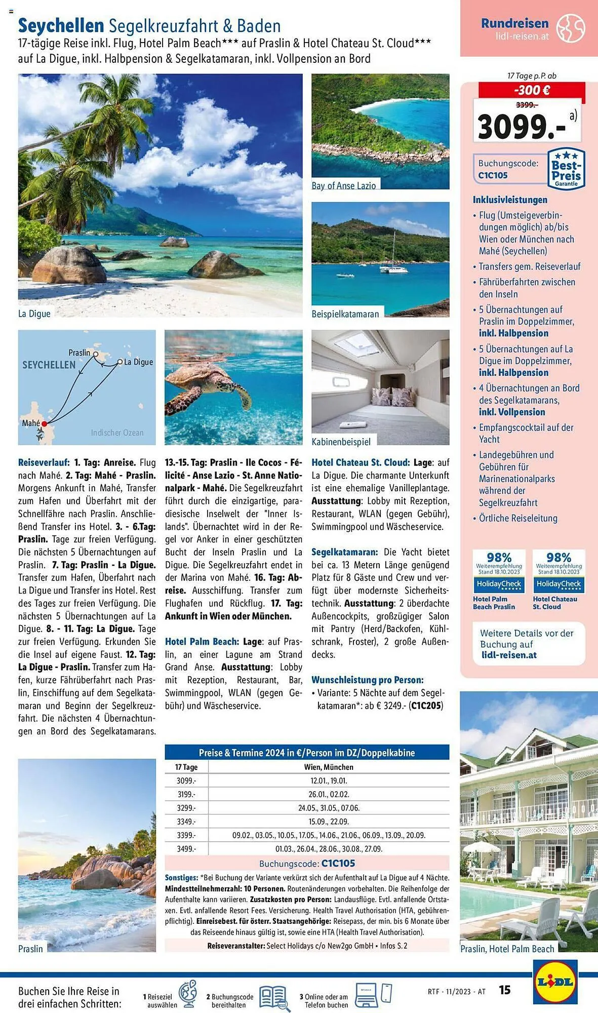 Lidl Flugblatt von 15. November bis 15. Dezember 2023 - Flugblätt seite 15