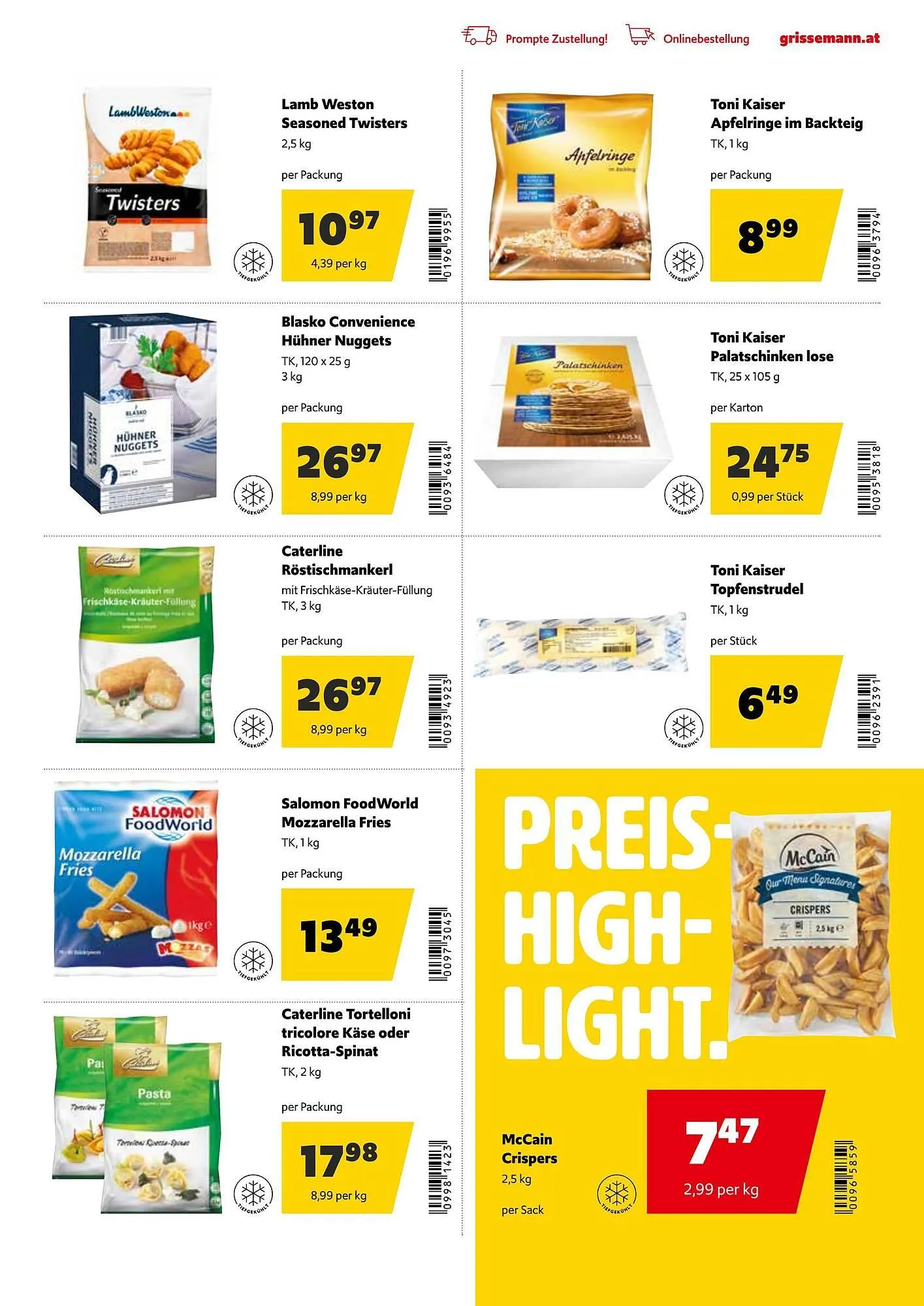 Eurogast Grissemann Flugblatt von 23. März bis 4. April 2026 - Flugblätt seite  23