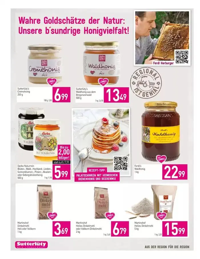 Sutterlüty flugblatt von 7. November bis 13. November 2024 - Flugblätt seite  14