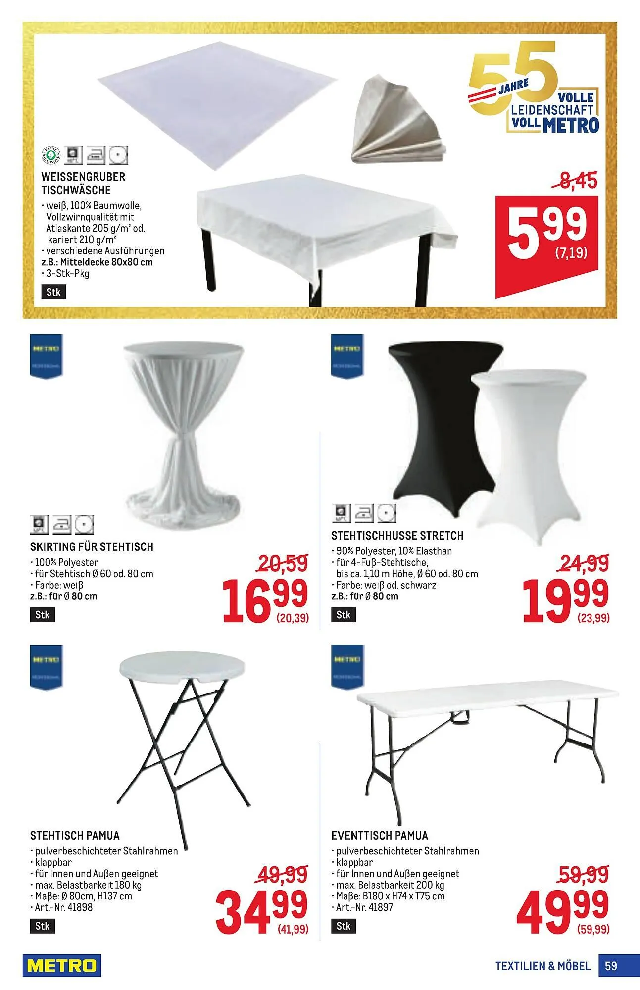 Metro Flugblatt von 16. April bis 29. April 2026 - Flugblätt seite  59