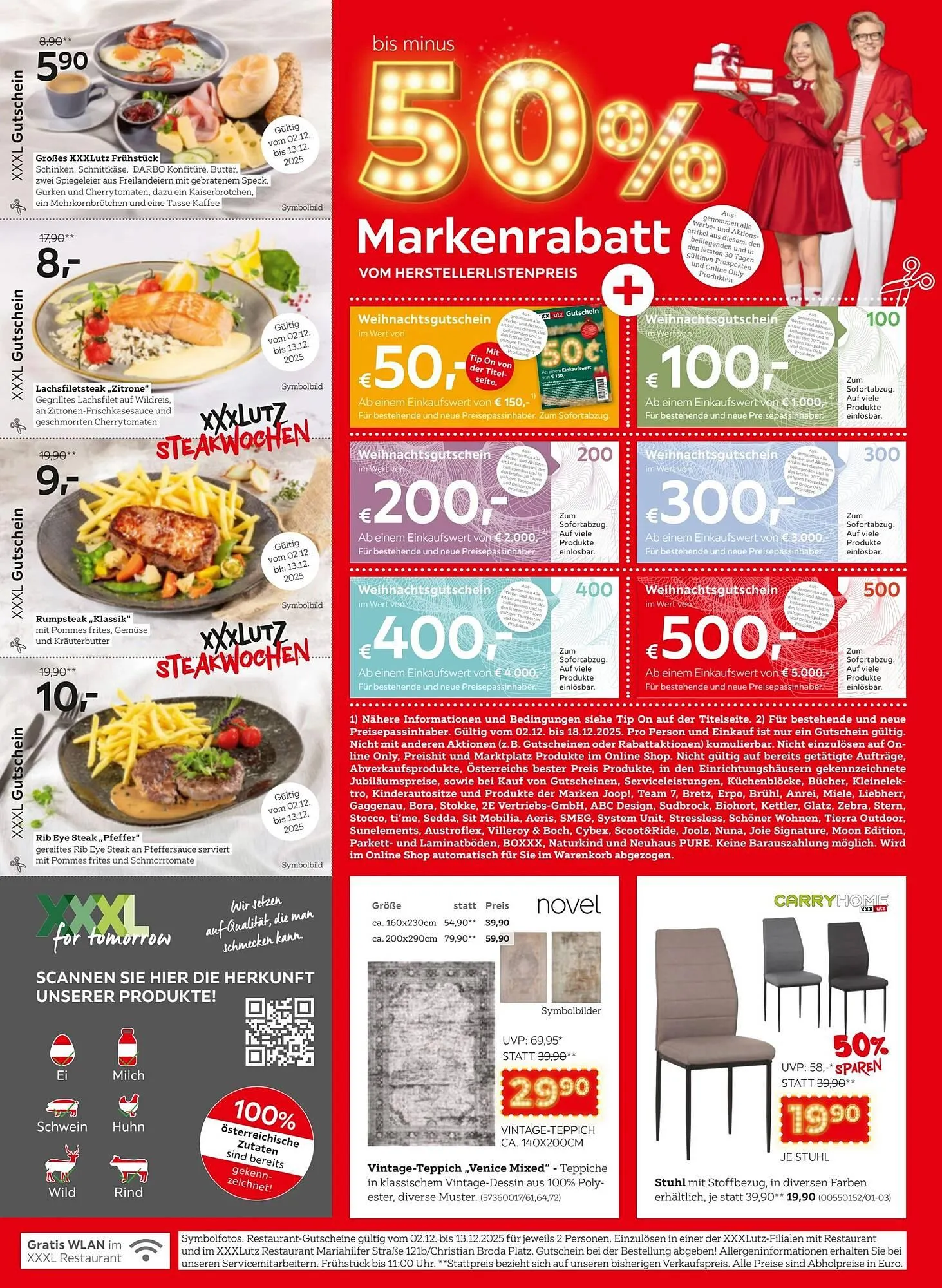 XXXLutz Prospekt von 2. Dezember bis 10. Dezember 2025 - Flugblätt seite  2