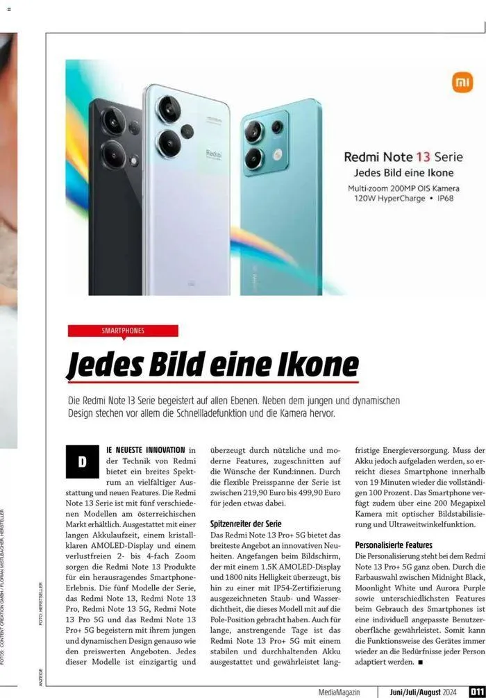 Magazin Juni/Juli/August 2024 von 7. Juni bis 31. August 2024 - Flugblätt seite 11