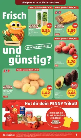 PENNY Flugblatt von 16. Juli bis 22. Juli 2026 - Flugblätt seite  2