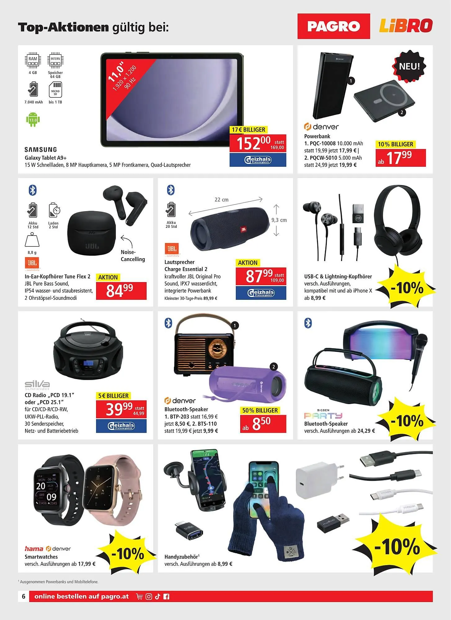 Pagro Diskont Flugblatt von 8. Jänner bis 14. Jänner 2026 - Flugblätt seite  6