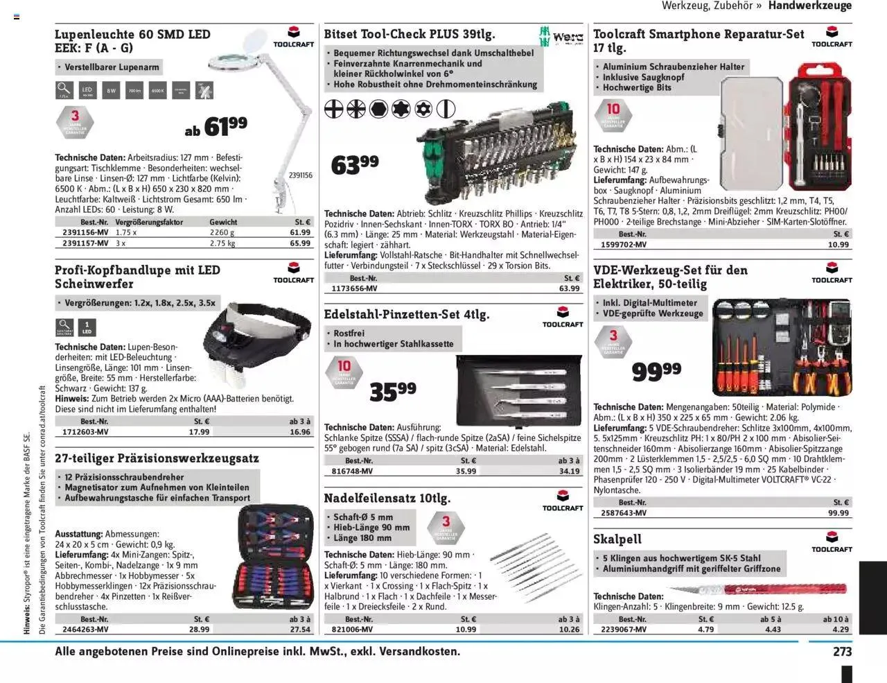 Conrad Angebote von 13. September bis 31. Dezember 2023 - Flugblätt seite  277