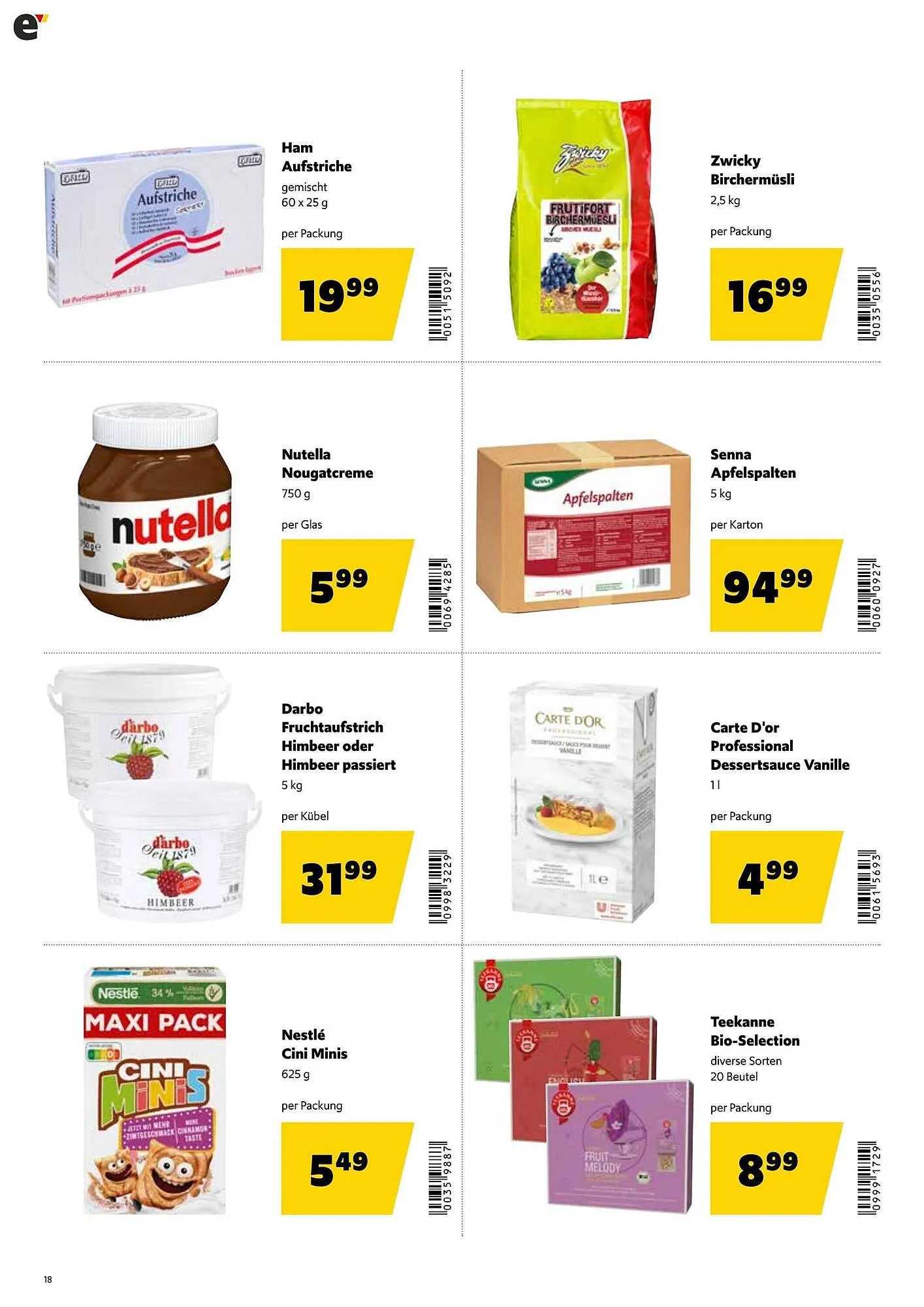 Eurogast Grissemann Flugblatt von 9. Februar bis 21. Februar 2026 - Flugblätt seite  18