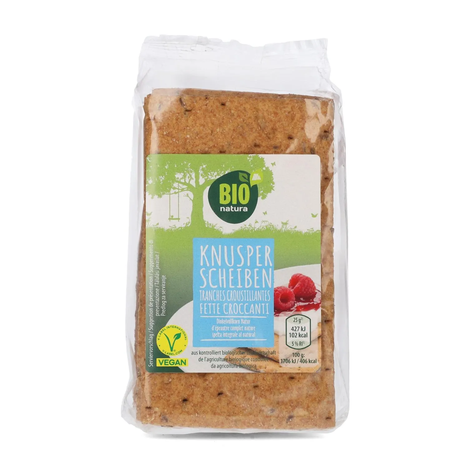BIO NATURA BIO-Gourmet Knusperscheiben, Dinkel Natur