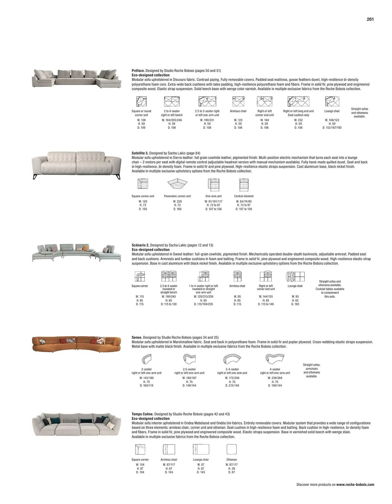 Roche Bobois Flugblatt von 9. Jänner bis 6. Jänner 2026 - Flugblätt seite  263