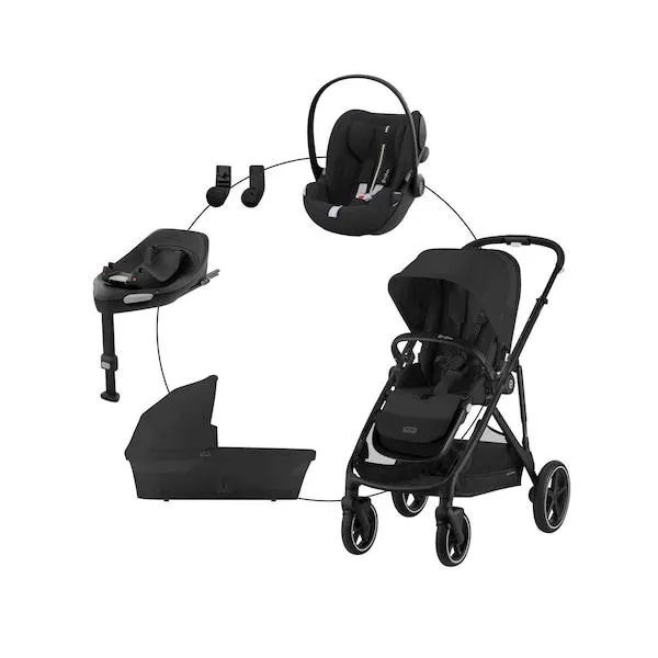 Kombikinderwagen Gazelle S Travel-Set inkl. Babyschale Cloud G i-Size und Isofix-Basis Base G
