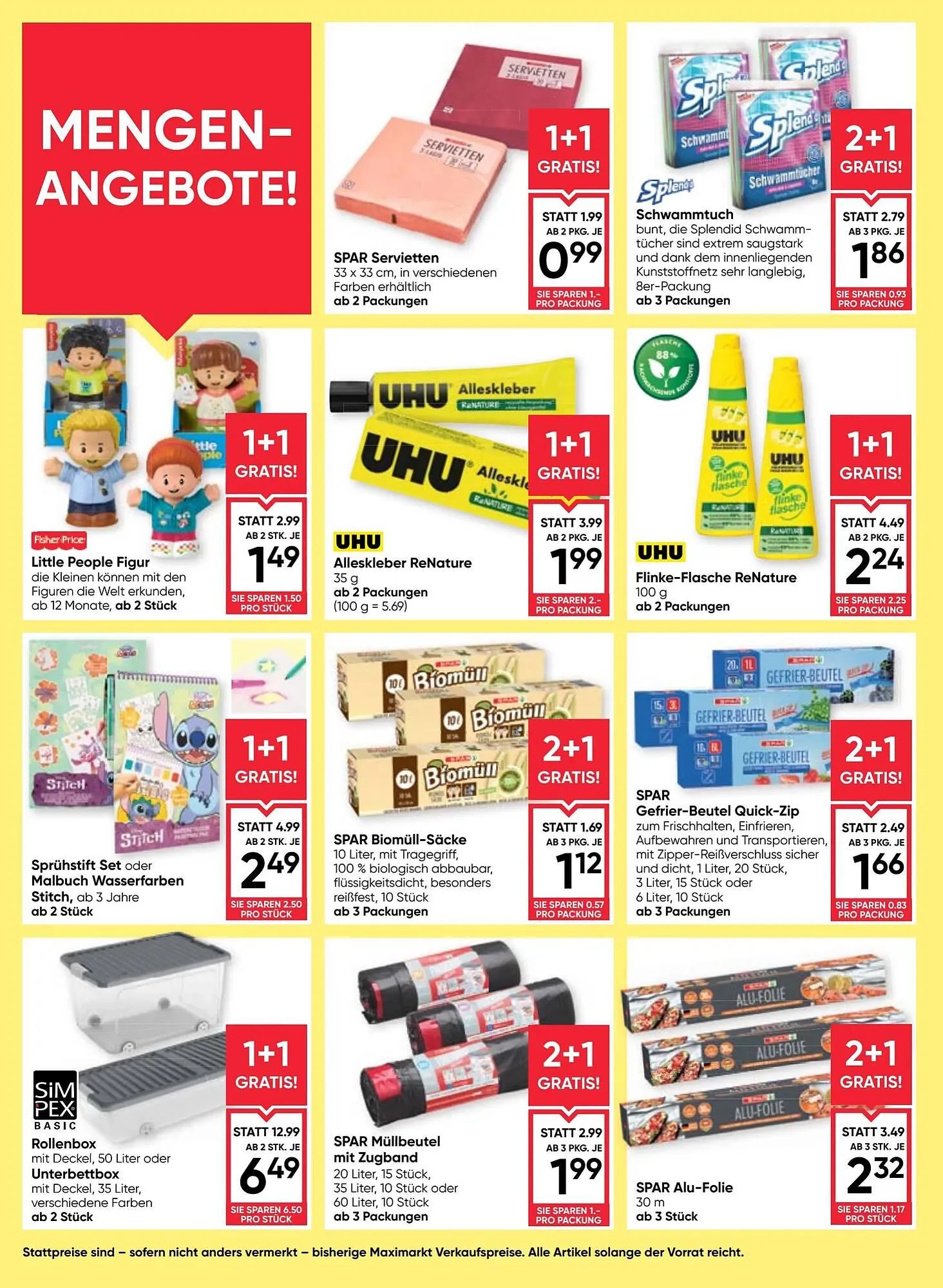 Maximarkt Flugblatt von 15. Jänner bis 21. Jänner 2026 - Flugblätt seite  16