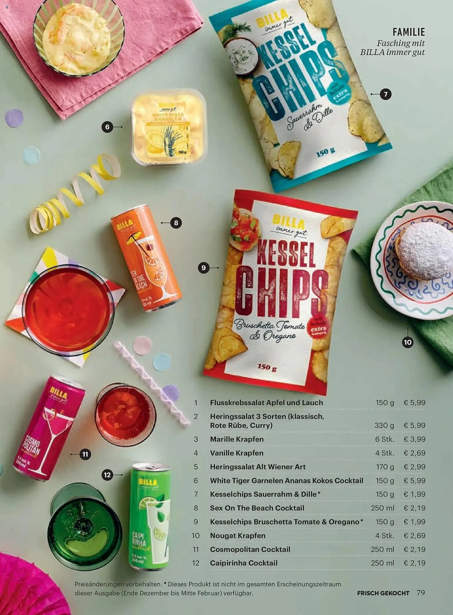 Billa Flugblatt von 1. Jänner bis 28. Februar 2026 - Flugblätt seite  75