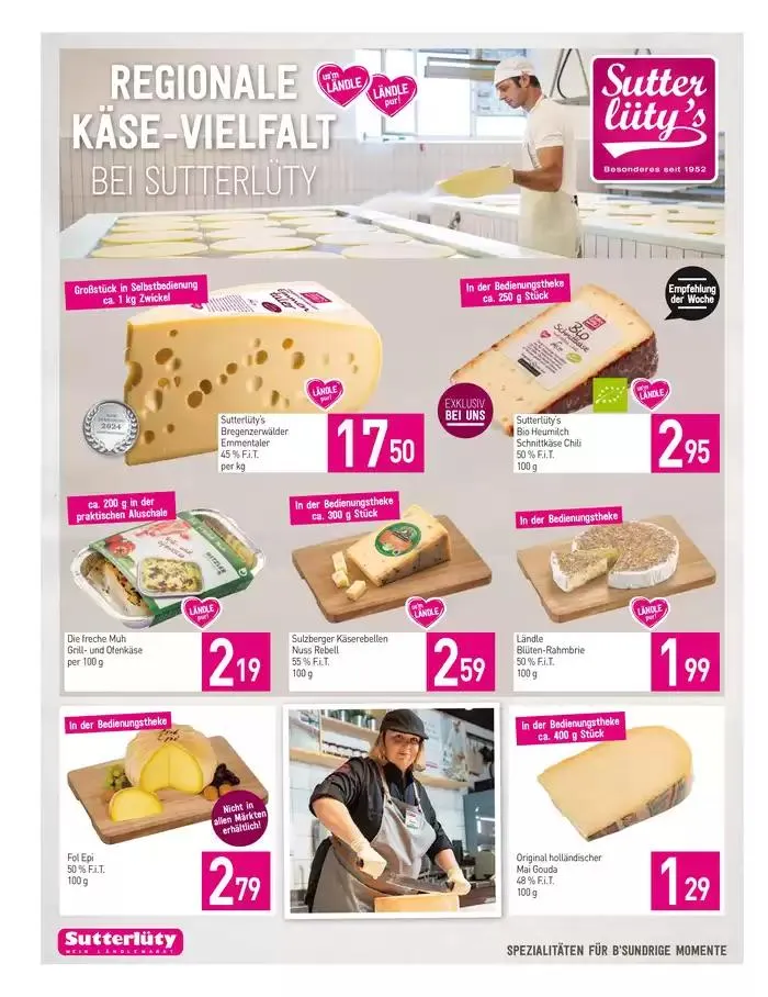 Sutterlüty flugblatt von 30. Jänner bis 5. Februar 2025 - Flugblätt seite  8