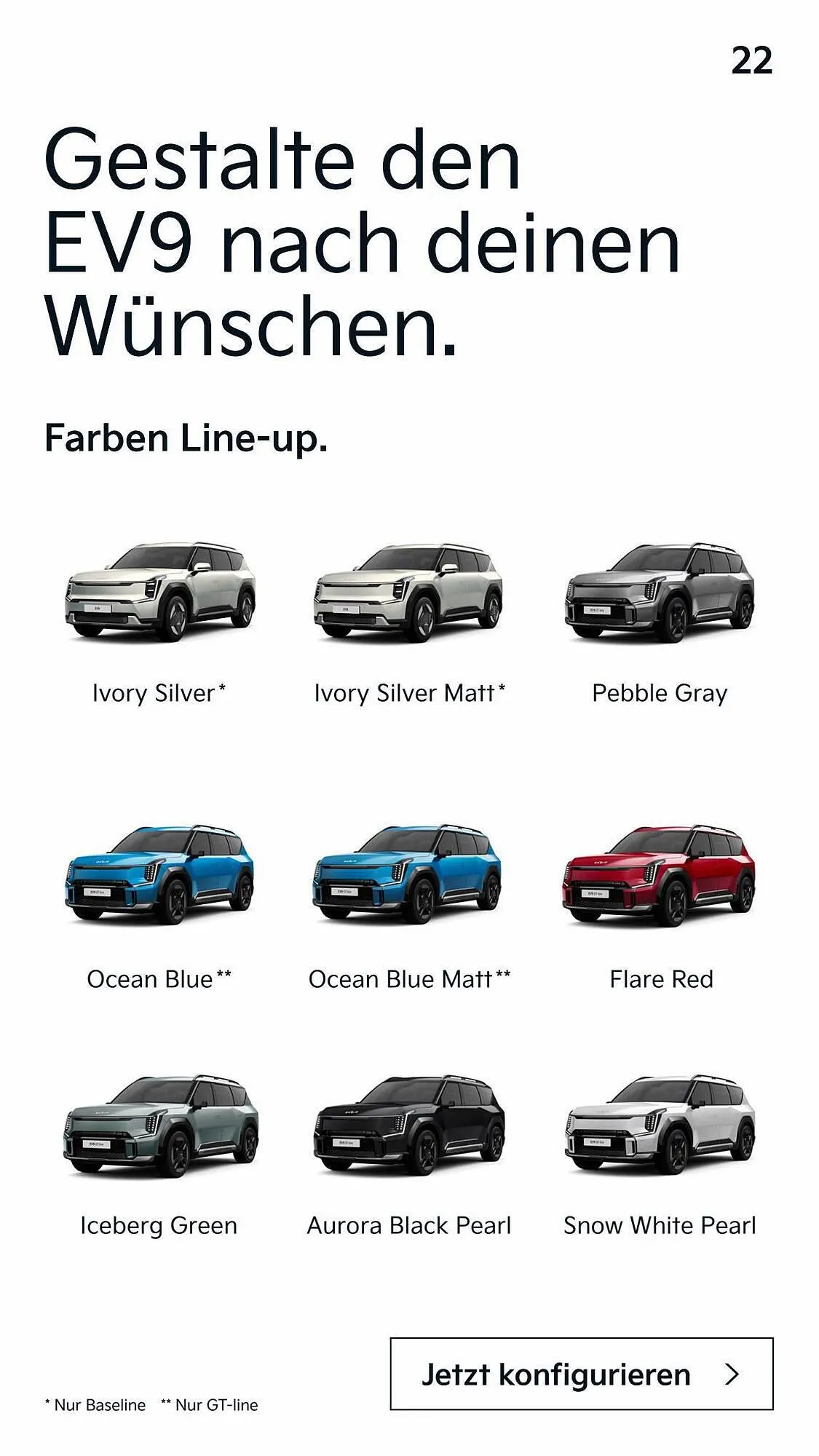 KIA EV9 Flugblatt von 15. September bis 15. September 2024 - Flugblätt seite  22