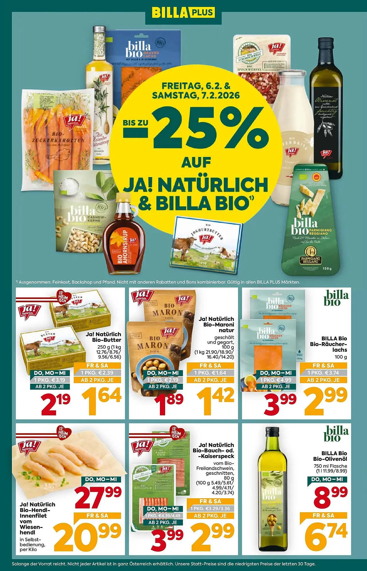 Billa Flugblatt von 5. Februar bis 11. Februar 2026 - Flugblätt seite  2