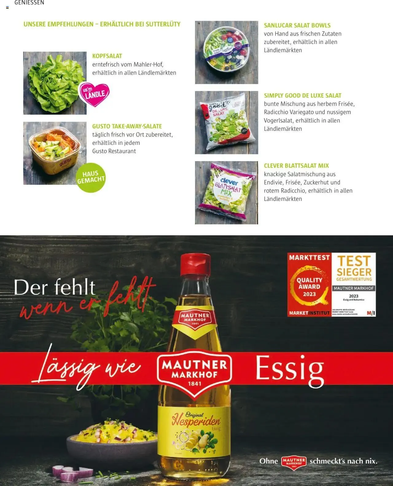 Sutterlüty B’sundrig Magazine von 3. Juli bis 31. Dezember 2024 - Flugblätt seite 28