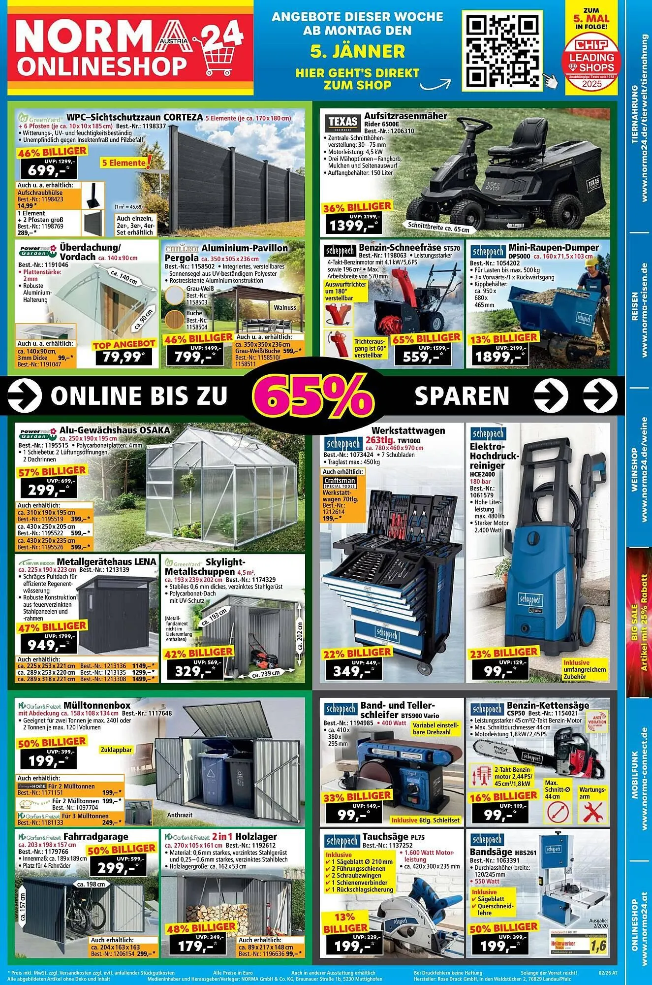 Norma Prospekt von 5. Jänner bis 11. Jänner 2026 - Flugblätt seite  19