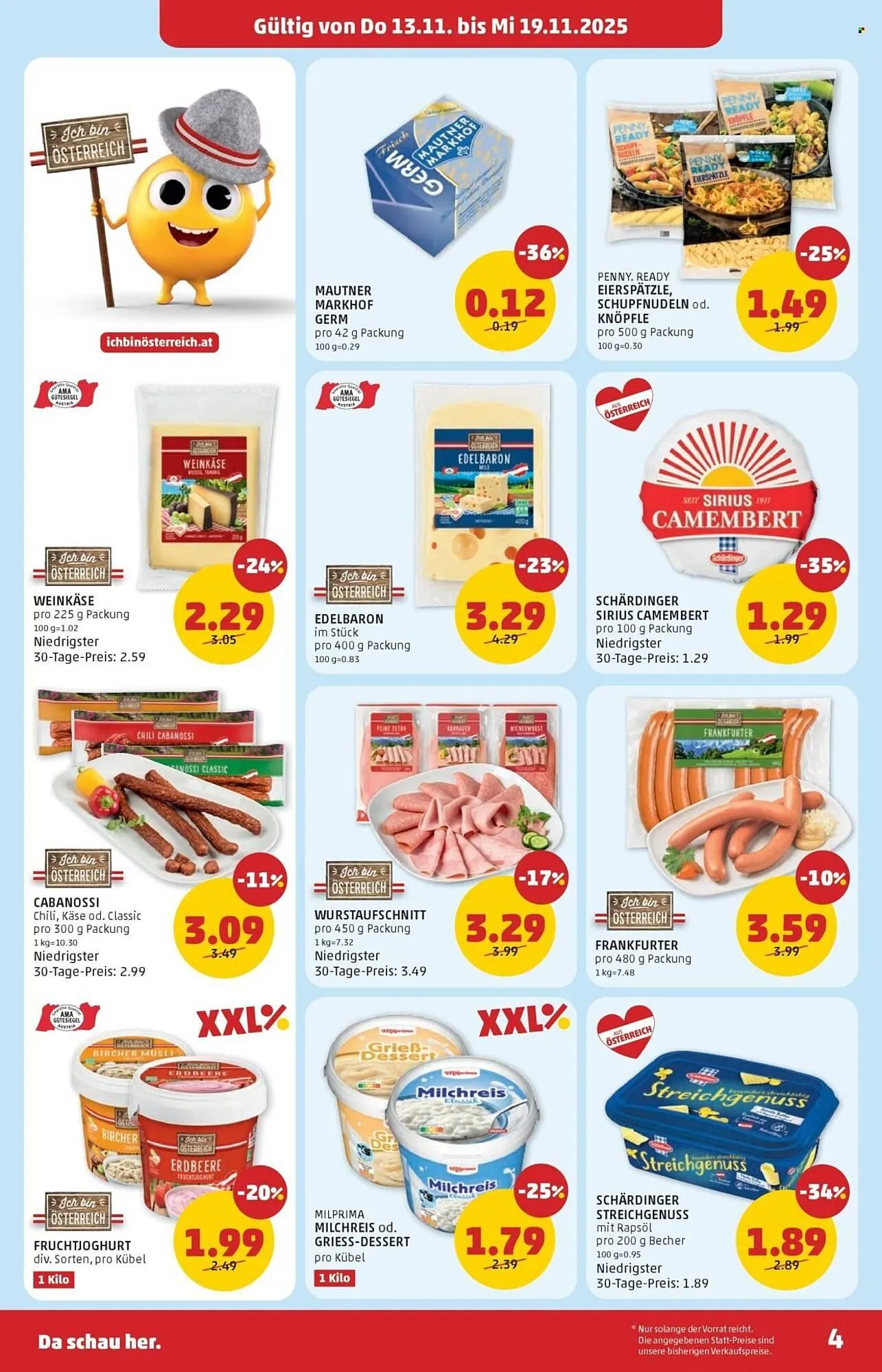 PENNY Flugblatt von 13. November bis 19. November 2025 - Flugblätt seite 4