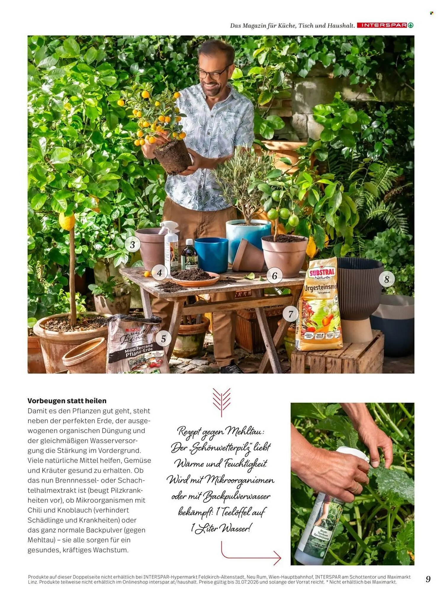Interspar Flugblatt von 7. April bis 31. Juli 2026 - Flugblätt seite  9