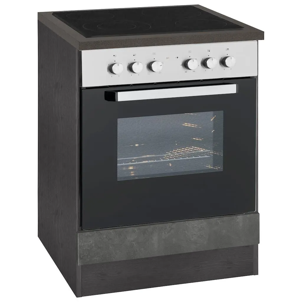 KOCHSTATION Herdumbauschrank »KS-Tulsa« 60 cm breit, für Einbau-Herdset