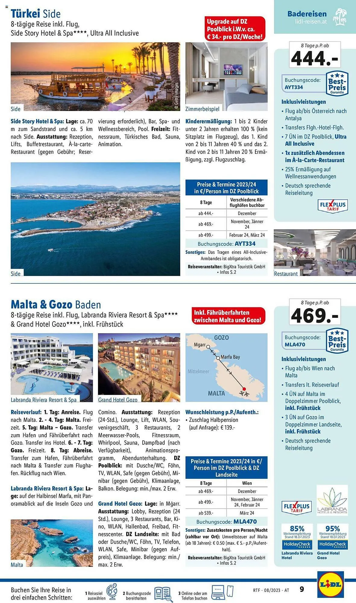 Lidl Flugblatt von 12. August bis 15. September 2023 - Flugblätt seite 9