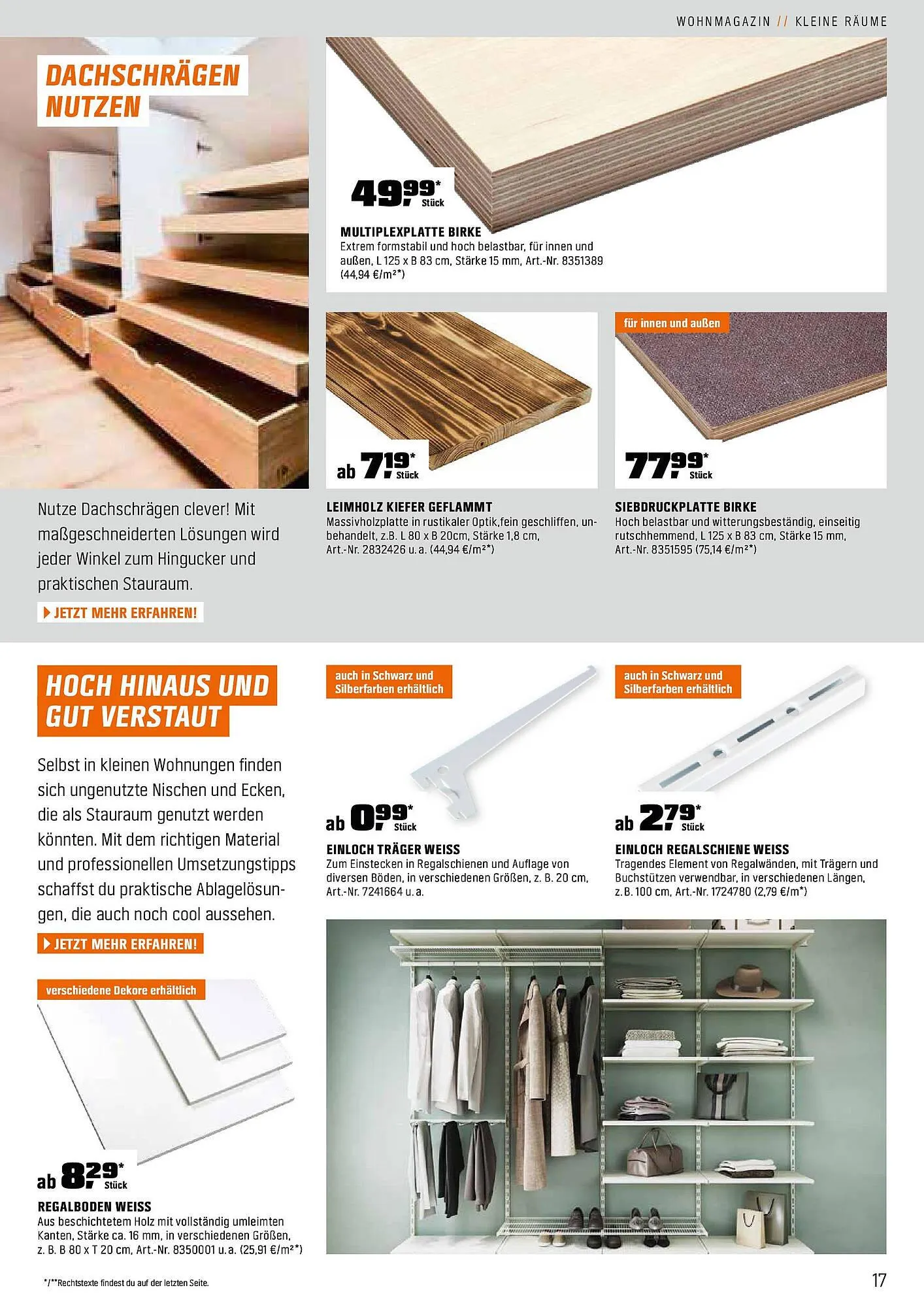 OBI Flugblatt von 16. Oktober bis 30. November 2025 - Flugblätt seite 17