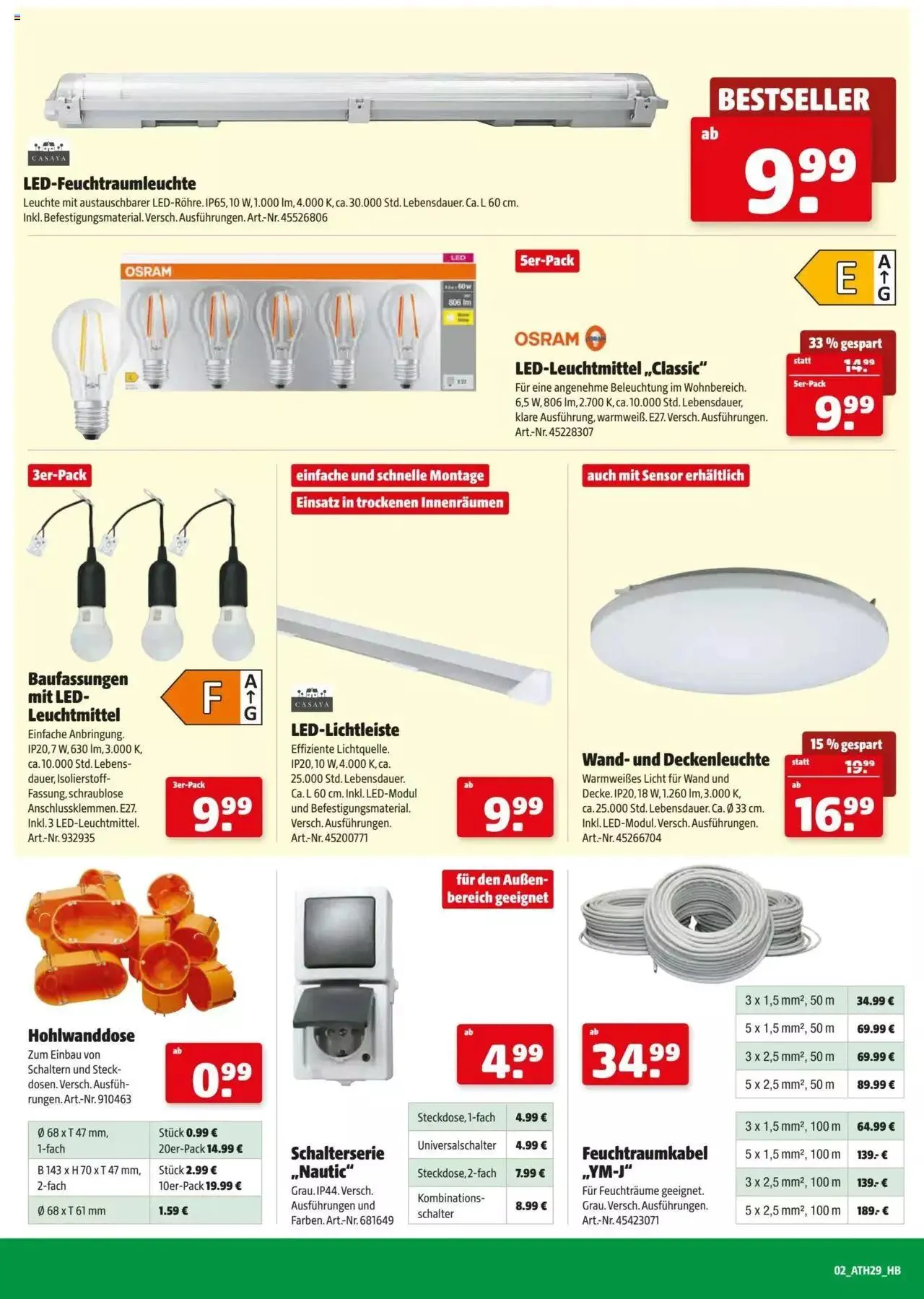 Hagebau Flugblatt von 17. August bis 26. August 2023 - Flugblätt seite 2