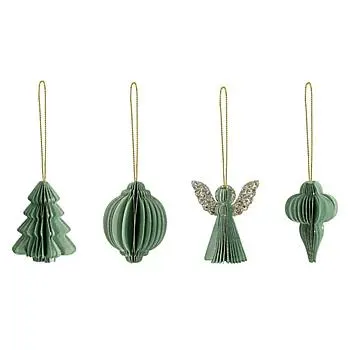 Waben Hänger "Weihnachten", mint