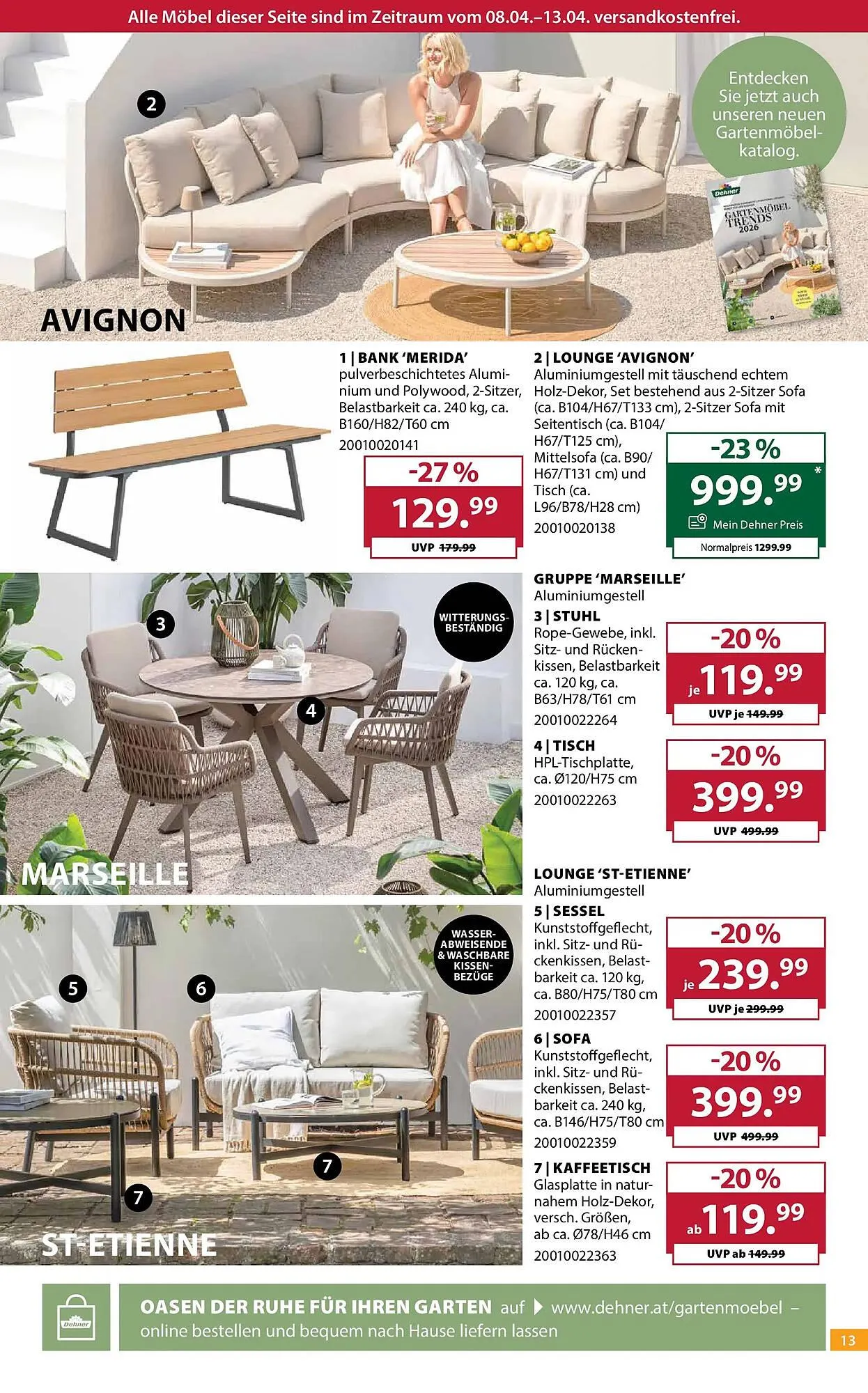 Dehner Flugblatt von 8. April bis 13. April 2026 - Flugblätt seite  13